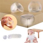 4pcs Ball Shape Baby Safety Silicone Protector Table Corner Edge Protection Cover, Anti-collision Edge & Corner Guards for Baby & Toddlers