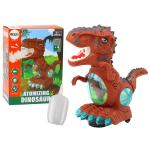 Electric Moving Jurassic Dinosaur Toys with Mist Sprayer, Colorful Light, Roaring Sounds & Cheerful Music For Baby