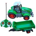 Remote Control Rechargeable Dump Tractor, Realistic Appearance Creative Power Vehicle Toy for Baby